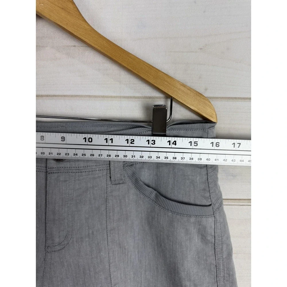 Kuhl Pants Womens 8 Gray Straight Leg Stretch Travel Hiking Outdoor Casual - Picture 8 of 13